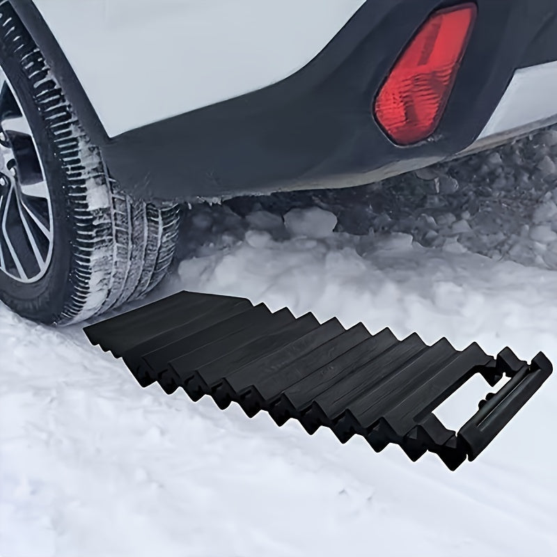 Portable Rubber Snow Traction Pad for Wheels - Durable, Heat-Resistant, Wear-Resistant, 325mm x 13mm, Industrial Hardware, No Assembly Required, for Winter Driving / All Vehicle Models / Drivers, Enhanced Traction Solution