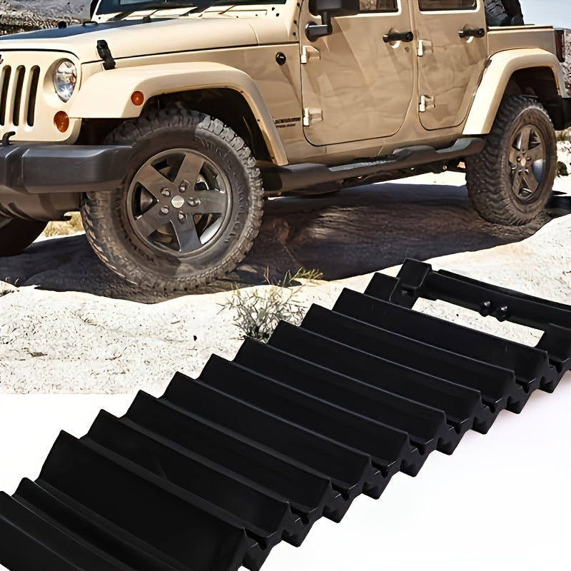 Portable Rubber Snow Traction Pad for Wheels - Durable, Heat-Resistant, Wear-Resistant, 325mm x 13mm, Industrial Hardware, No Assembly Required, for Winter Driving / All Vehicle Models / Drivers, Enhanced Traction Solution