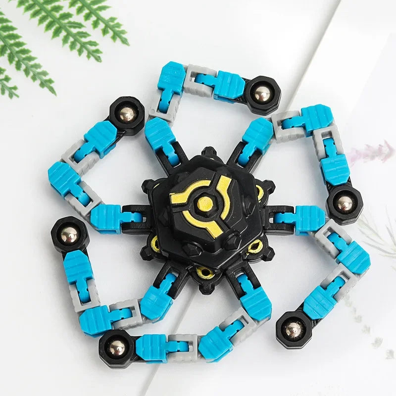 Fidget Chain Toys Children Antistress Fidget Spinner Adults Vent Stress Relief Hand Spinner Toys Kids Decompression Chain Gifts