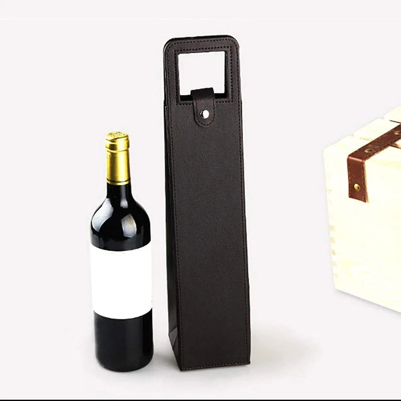 Wine Packaging Bags Gift Universal Packaging Leather Boxes Multiple Single Bottle Wine Glass Packaging Leather Bags