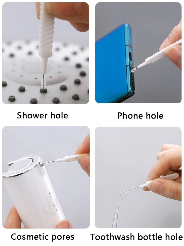 Bathroom Shower Head Cleaning Brush Washing Anti-clogging Mini Brush Pore Gap Mobile Phone Hole Dust  Keyboard Gap Cleaning Tool