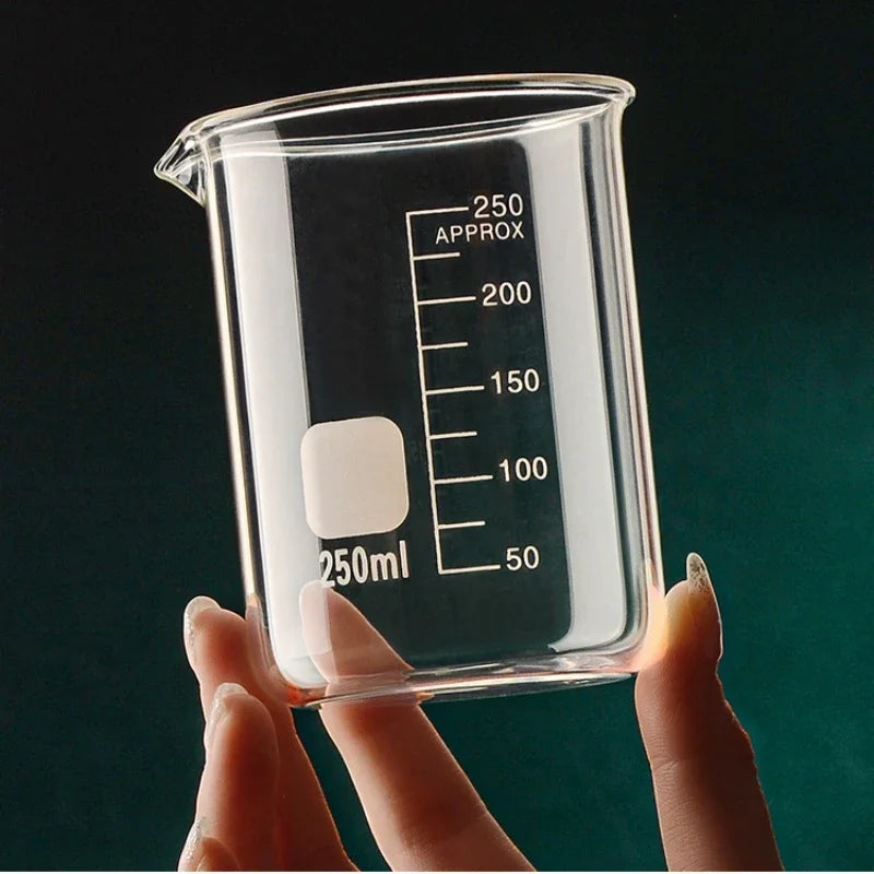 High Borosilicate Clear Scale Cup