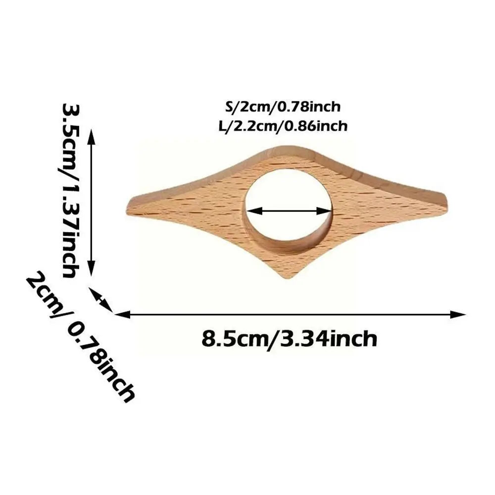 Wooden Thumb Bookmark One Hand Reading Finger Ring Book Markers Convenient Bookmark Support Book Page Holder Reading Aids Tools