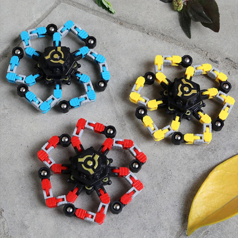 Fidget Chain Toys Children Antistress Fidget Spinner Adults Vent Stress Relief Hand Spinner Toys Kids Decompression Chain Gifts