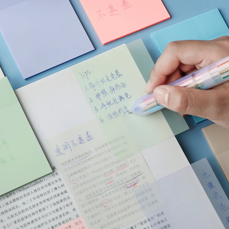 Transparent Waterproof Posted It Sticky Note