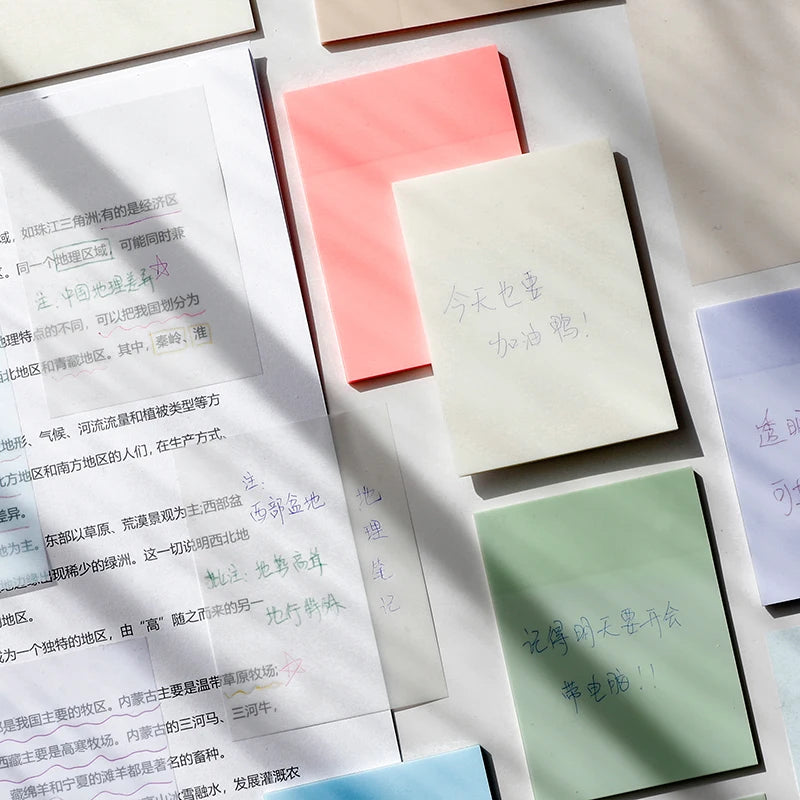Transparent Waterproof Posted It Sticky Note