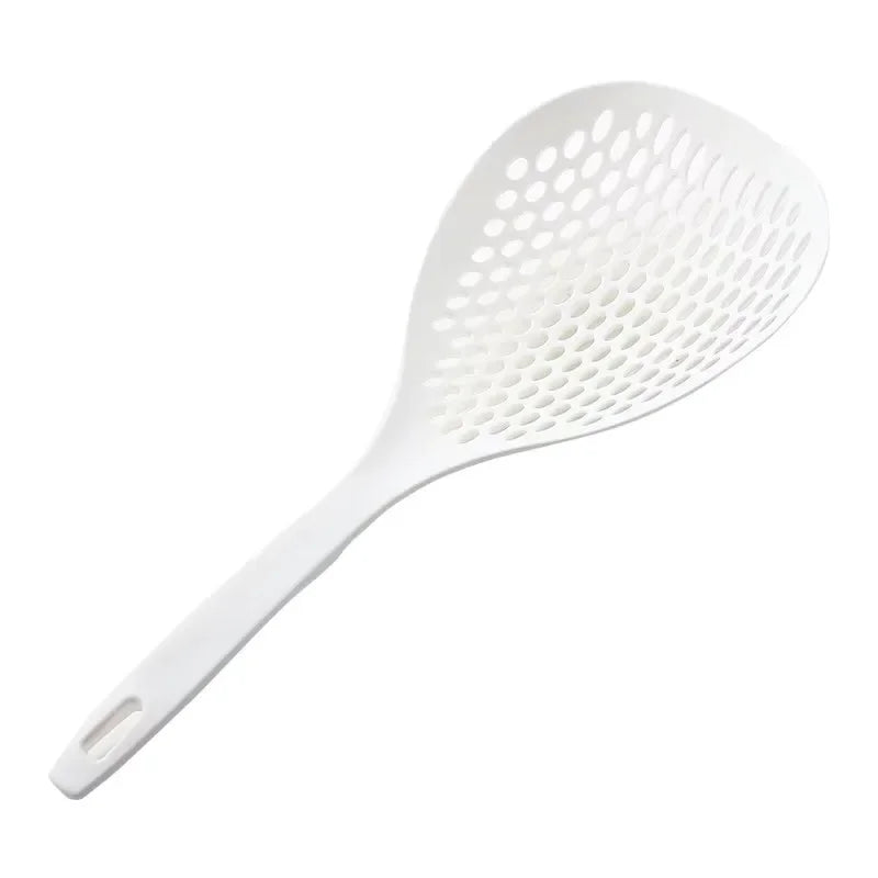 1PC Kitchen and home use long handle is not easy to deform the leakage spoon filtration fishing noodles fishing dumplings spoon