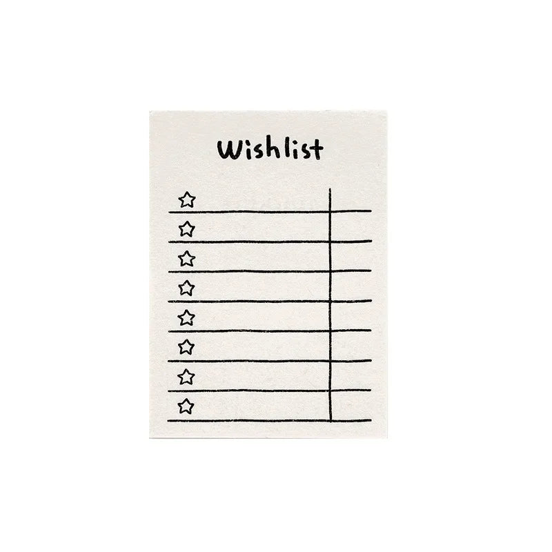 Portable Memo Pad Daily Schedule To Do List