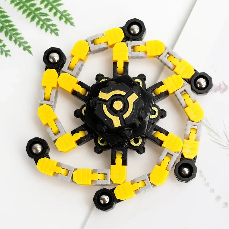 Fidget Chain Toys Children Antistress Fidget Spinner Adults Vent Stress Relief Hand Spinner Toys Kids Decompression Chain Gifts