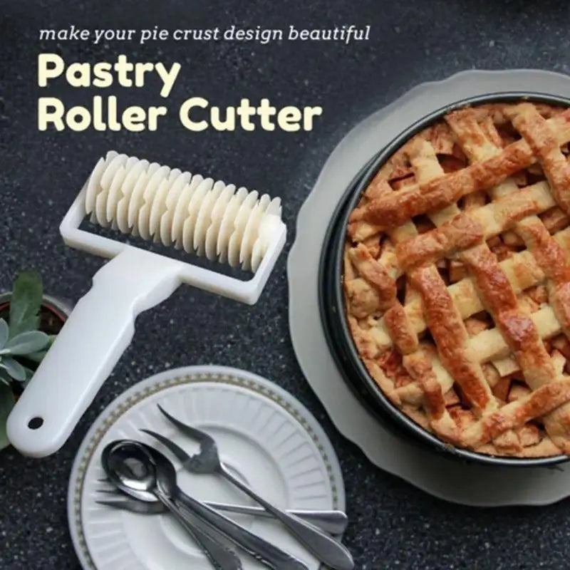 Lattice Embossing Dough Roller & Cutter