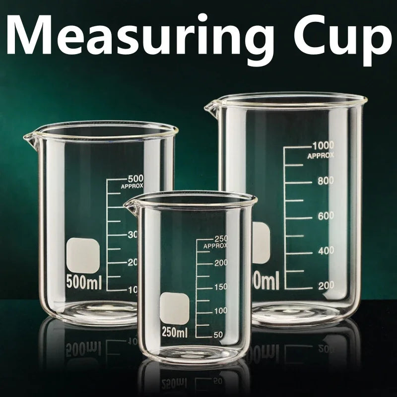 High Borosilicate Clear Scale Cup