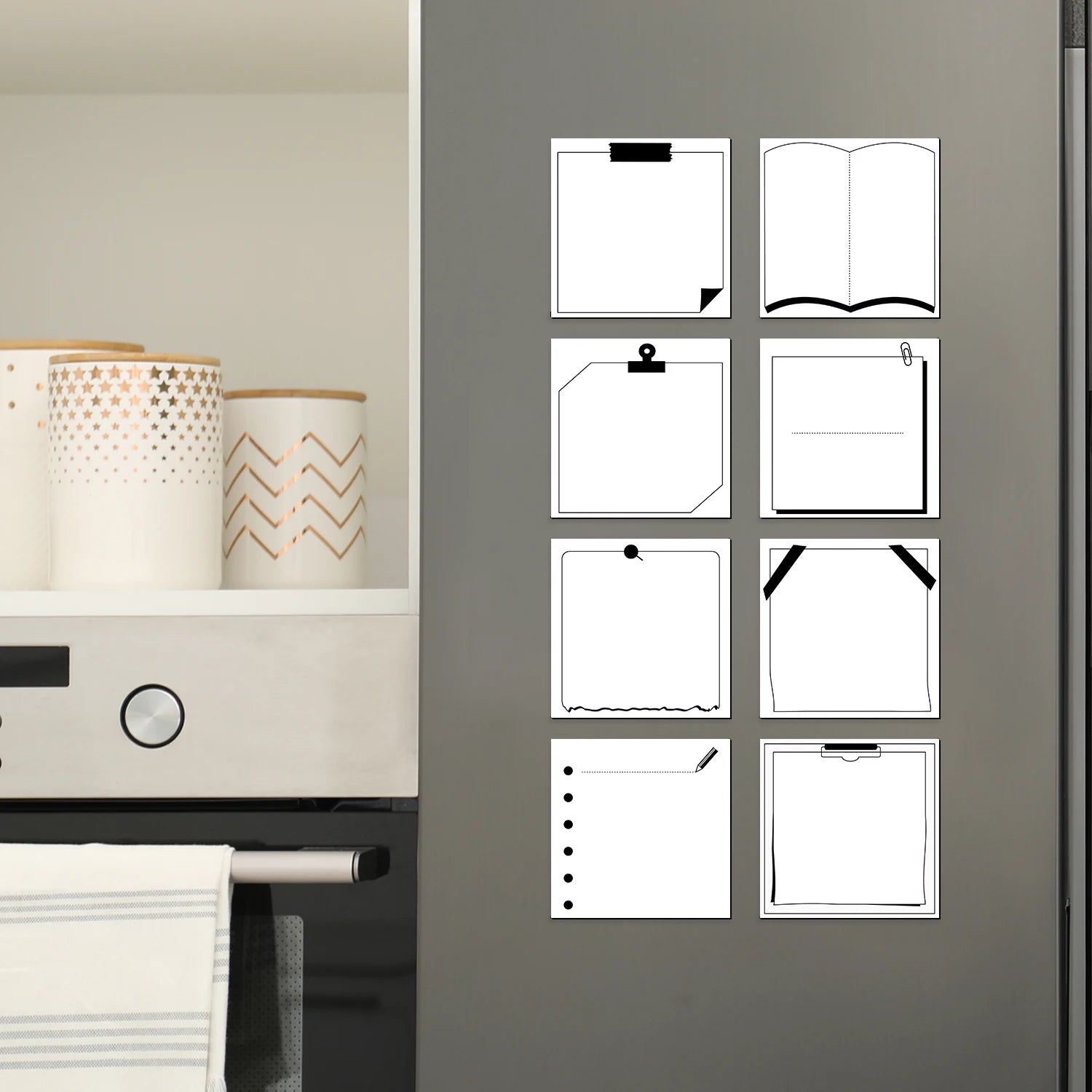 Magnetic Dry Erase White Board Sticky Notes