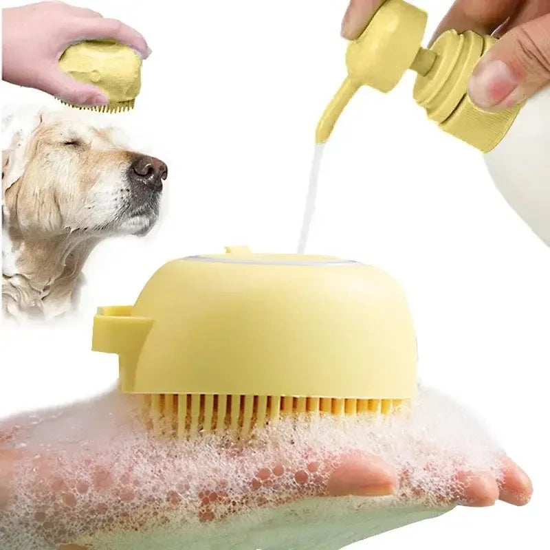 Puppy  Dog Cat Bath Washing Massage Gloves Brush Soft  Silicone Pet Accessories for Dogs Cats Tools Mascotas Products