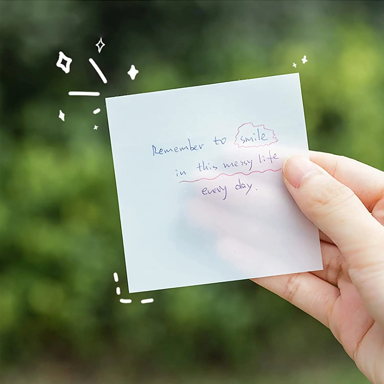 Transparent Waterproof Posted It Sticky Note