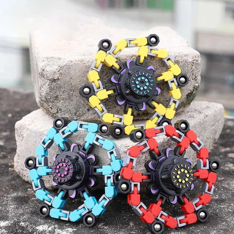 Fidget Chain Toys Children Antistress Fidget Spinner Adults Vent Stress Relief Hand Spinner Toys Kids Decompression Chain Gifts