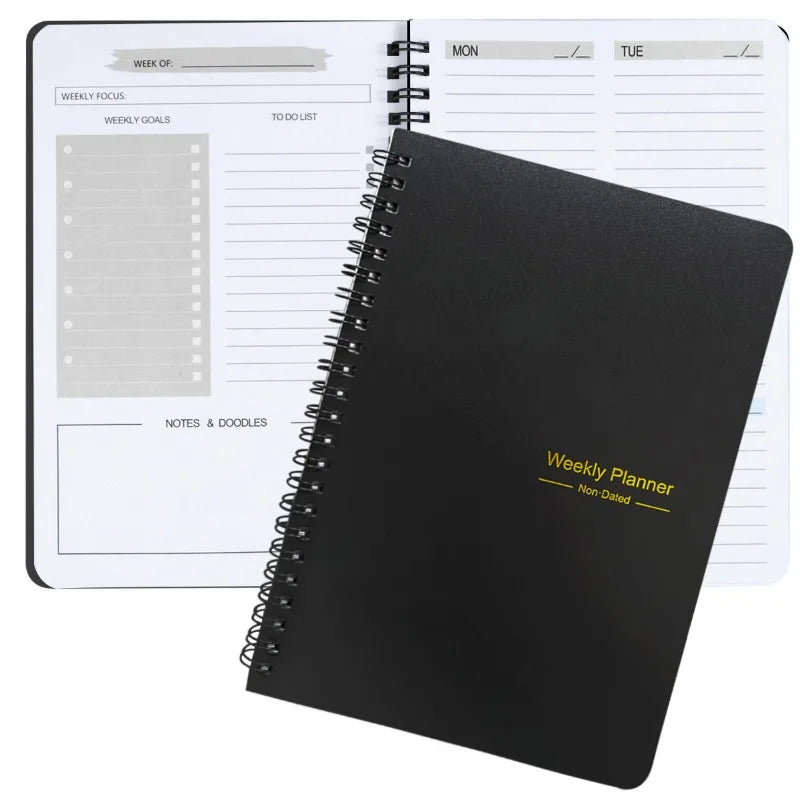 Non-Dated Trip Planner 2024 Weekly Diary 2024 Planner Diary 2025 Diary 2025 Weekly A5 English Notebook Notepad Office Business, etc.